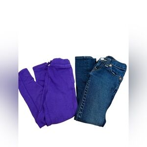 Polo by Ralph Lauren Rich Purple jogger + True Religion jeans set
